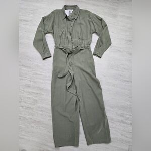 Nine West long sleeve utility jumpsuit.